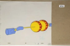 Back To The Future Original Production Drawing And Cel 97-2 Used Cond.