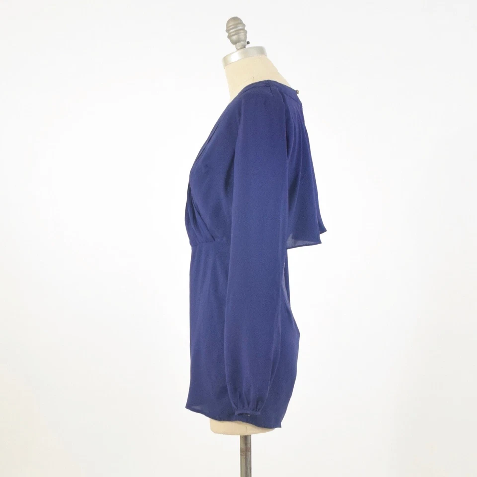 Игровой костюм Ark & Co Romper S королевский синий крестьянский рукав с v-образным вырезом с открытой спиной - Изображение 4 из 4