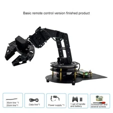 6 DOF Mechanical Arm Kit Robotic Arm Manipulator for Arduino Learning Assembled#