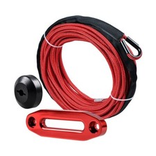 14x50 10000lbs Synthetic Winch Rope Line Recovery Cable 4wd Atv Red Fairlead 14x50 10000lbs Synthetic Winch Rope Line Recovery Cable 4wd Atv Red Fairlead