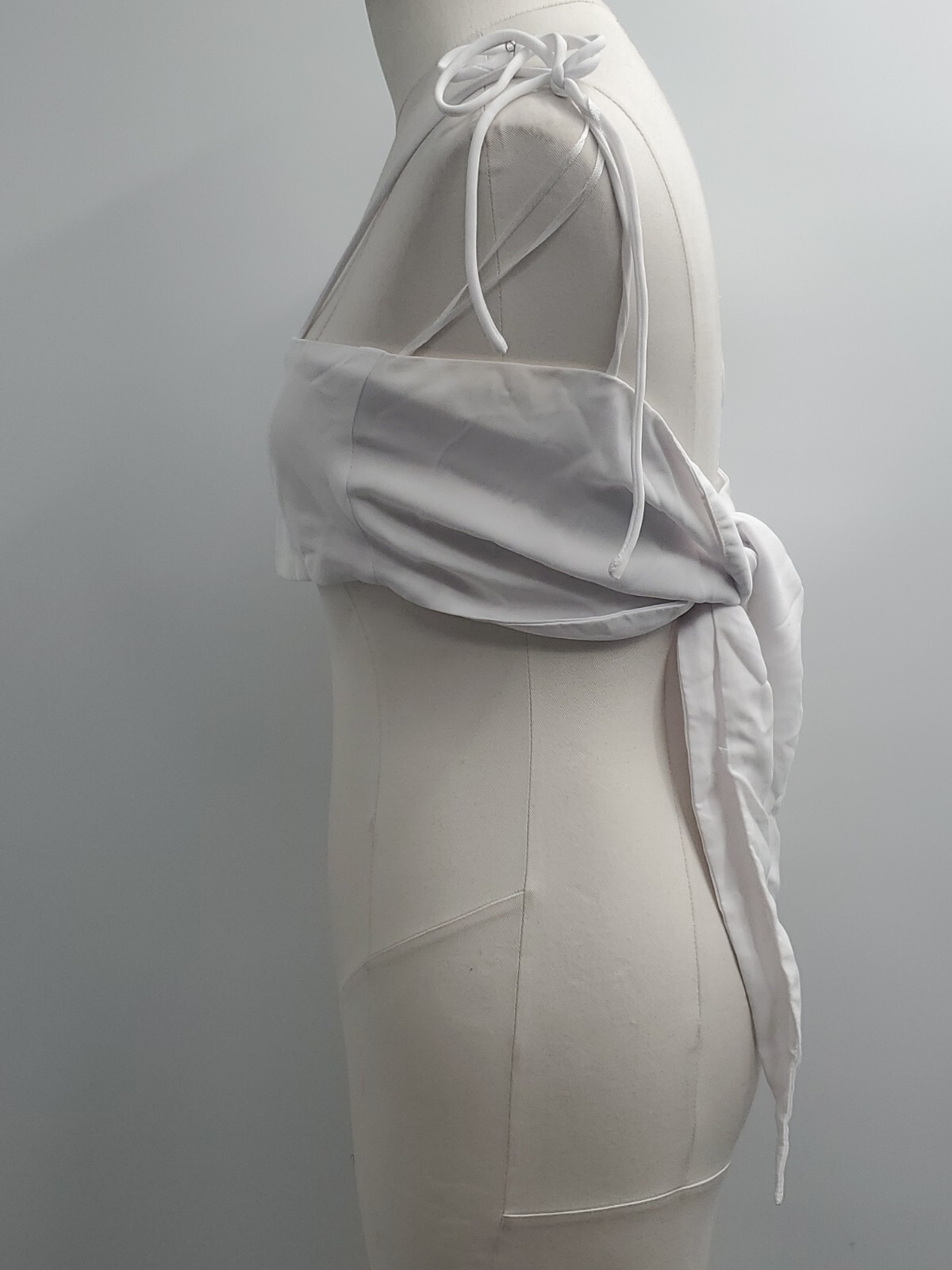 Superdown Women's Polyester Blend White Spaghetti… - image 4