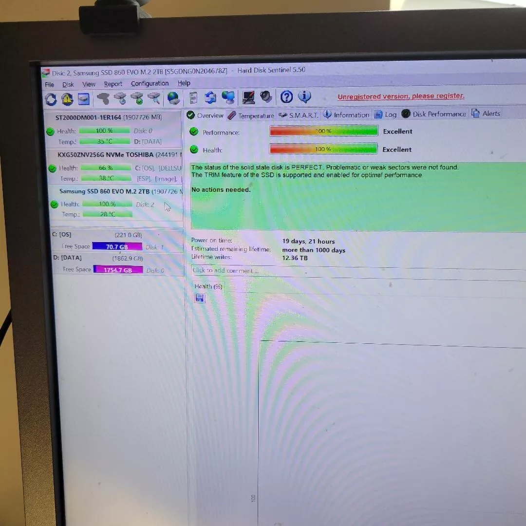 Samsung evo store 860 m2