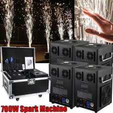 700W Cold Spark Machine Stage Effect DMX Firework DJ Event Party Wedding w/case