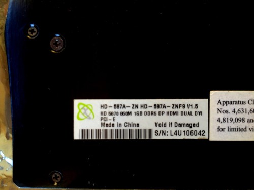 XFX HD 5870 Radeon graphics card - Picture 7 of 9