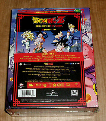 Dragon Ball Z Saga completo 18 DVD caixa 3 novos capítulos 200-291