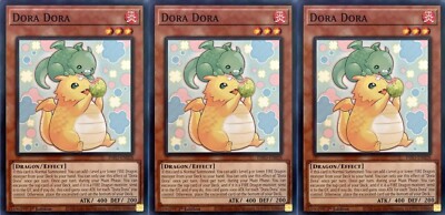 3x Dora Dora | INFO-EN028 | Common | 1st Ed | NM | YuGiOh