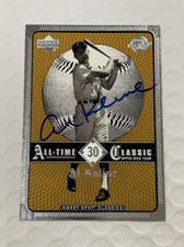 2002 Upper Deck Sweet Spot Al Kaline All-Time Classic Auto MD587