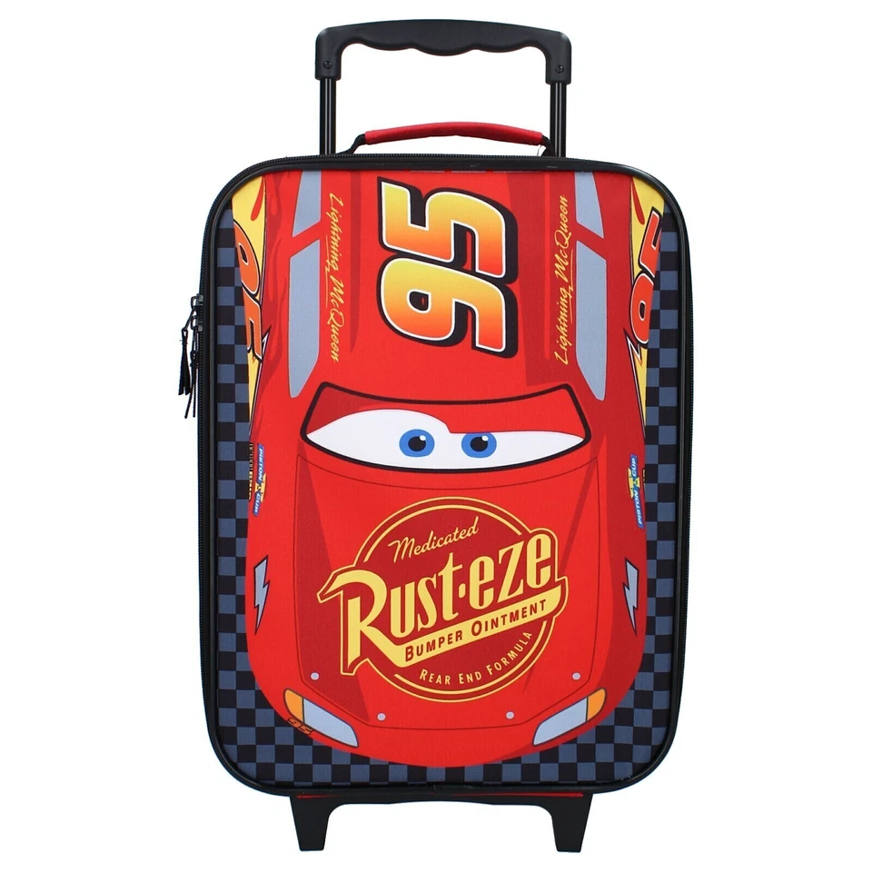 Disney Pixar Cars Kinder 2tlg Set Trolley Kinderkoffer plus Alu Trinkflasche - Bild 3 von 4