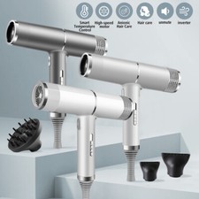 Ionic Hair Dryer Blower 2000W w/ Diffuser Concentrator Nozzle Powerful Fast Dry