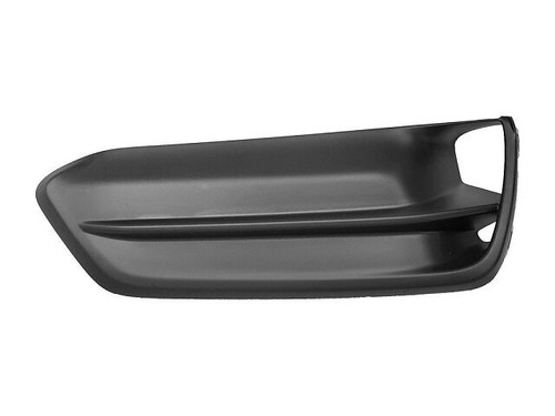 JustDrivably Front Right Bumper Grille Insert For 2009-2010 Toyota Corolla - Passenger Side, No Fog Light Hole