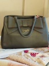 Borsa Camomilla Milano Grigio Con Fiocco, Tracolla Dust Bag Nuovo Con Etichetta 