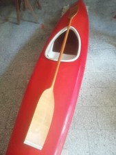 Canoa in vetroresina + pagaia in legno ottime condizioni. Con giubbotto omaggio.