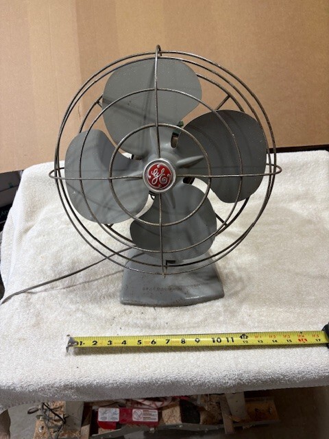 Vintage GE General Electric Antique Fan Model F13S125 Rare Working Condition  -image