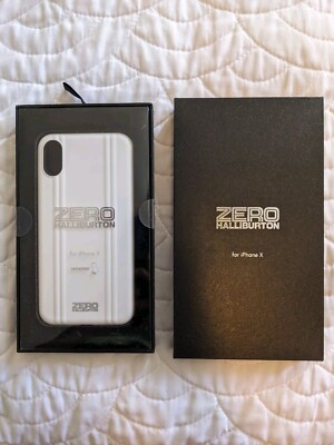 iPhone X Zero Halliburton Phone Case White
