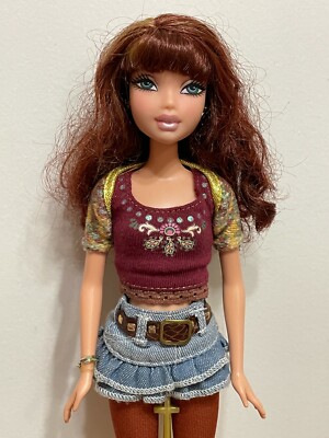 Barbie My Scene Cafe Chic Chelsea Doll Auburn Red Hair Dressed Rare