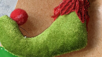 Christmas Tree Decoration  Hide a Elf 7'' PIXIE ELF ELVIN  Static  Green  Foot 