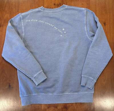 Taylor Swift Small Sweatshirt Folklore You Drew Stars Around Taylor Swift Small Sweatshirt Folklore You Drew Stars Around