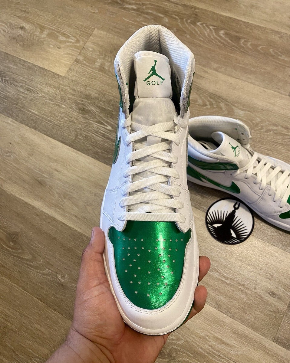 Nike Air Jordan 1 High G Retro Metallic Pine Green Golf Nike Air Jordan 1 High G Retro Metallic Pine Green Golf