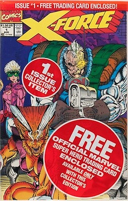 X-force #1 (1991) sealed inkl. Trading Card