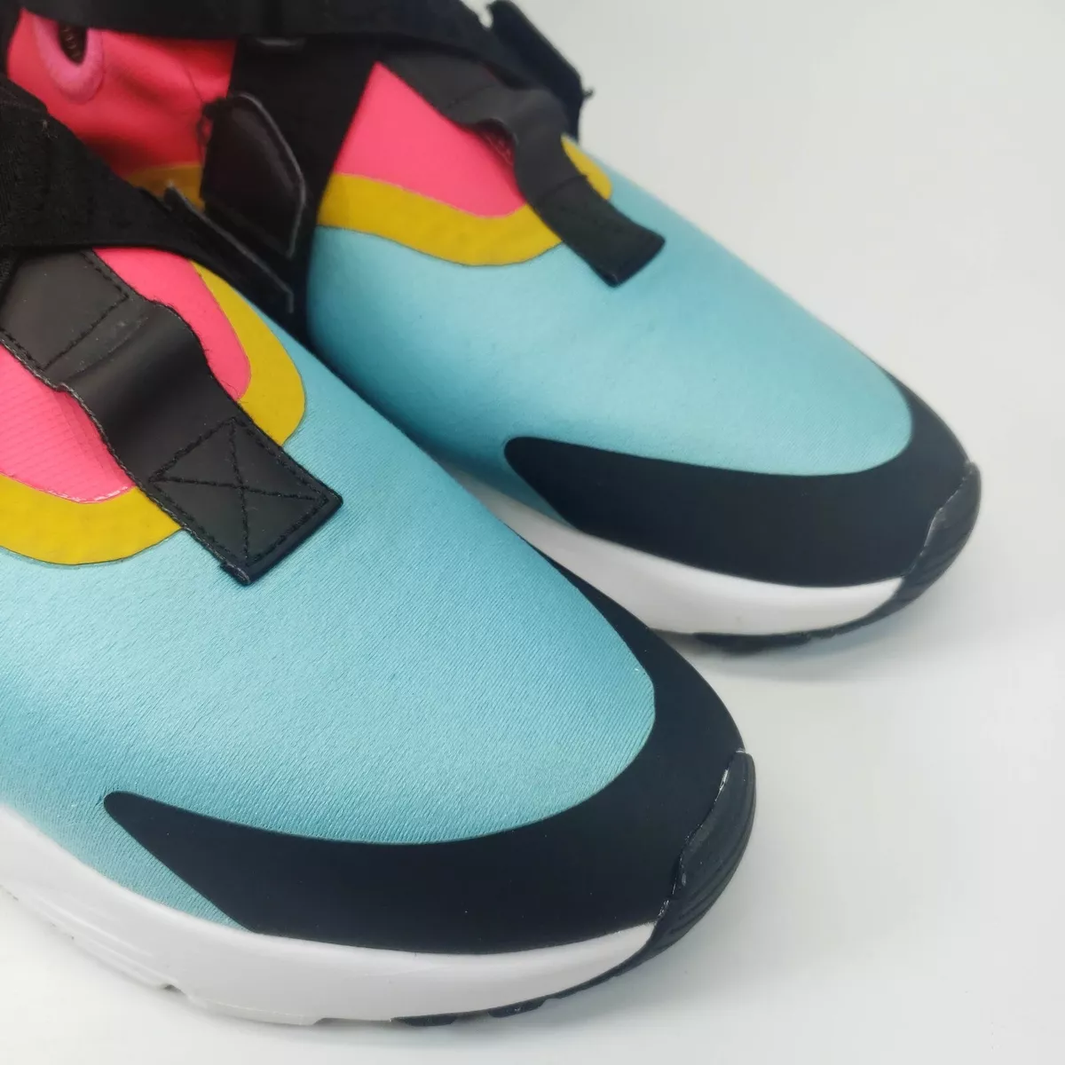 Nike women s air huarache city store aqua black pink sulfur