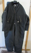 without tags NWOT CARHARTT EXTREMES COVERALLS 56 REG BLACK G1N