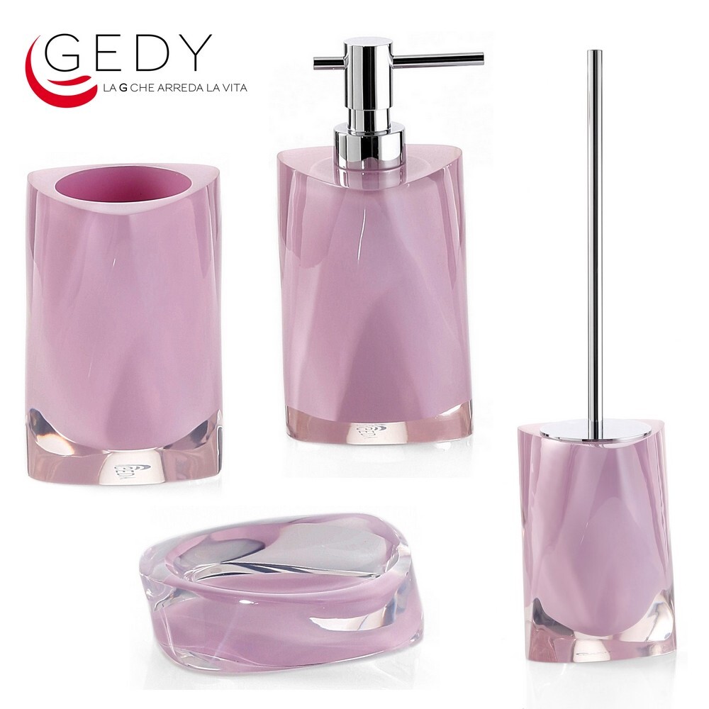 Serie completa 4 pezzi TWIST Gedy color lilla