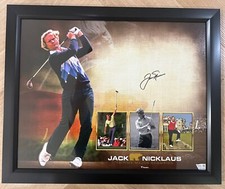 Jack Nicklaus Autographed 16" x 20" 18-Time Major Champion Collage Photograph
