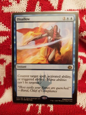1x MTG Magic The Gathering Disallow - Rare - Aether Revolt