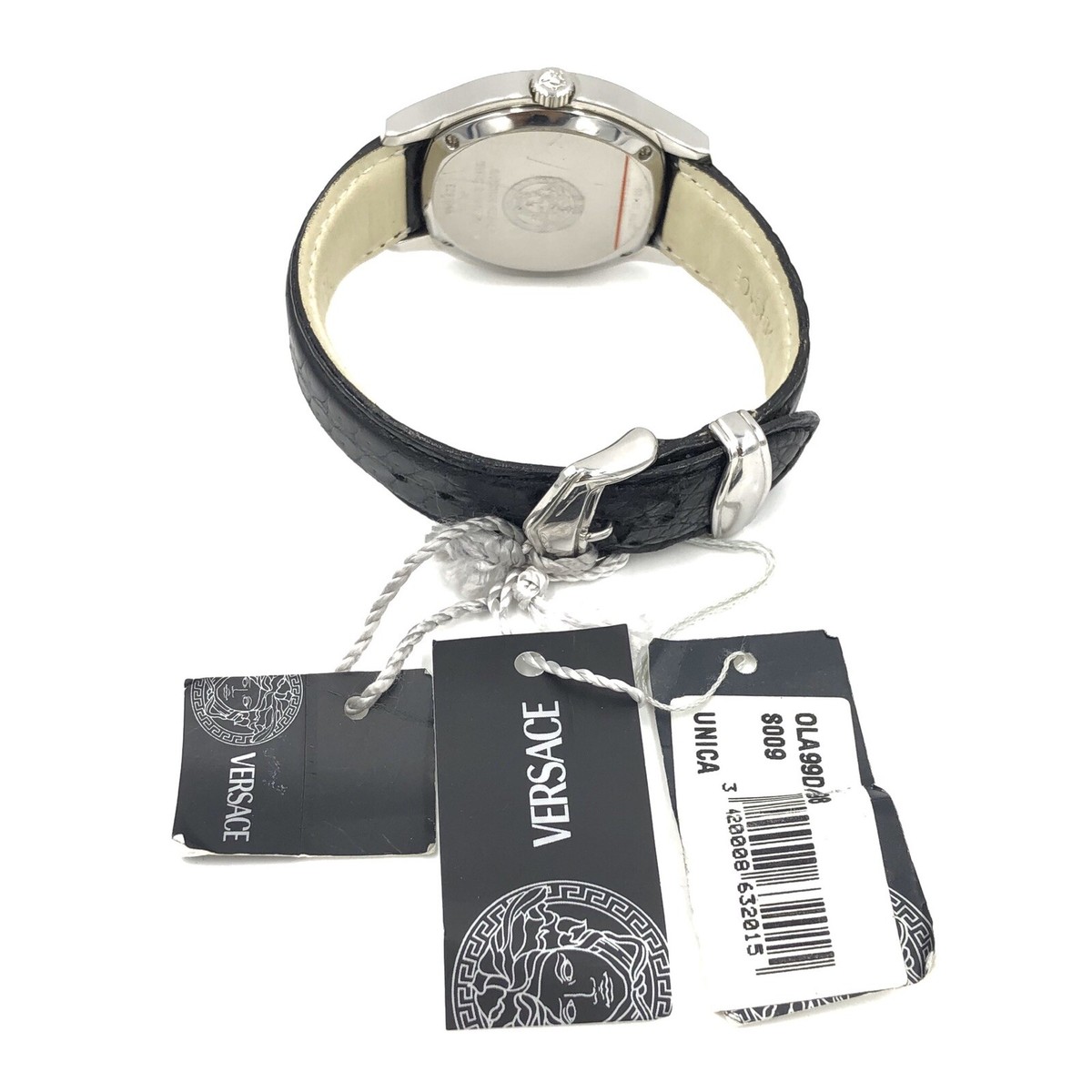 Versace Unica Bond Street Silver Sunray Dial Automatic Mens