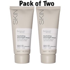 2 Skin Believe Beauty Hydrating Overnight Mask 6 oz Macadamia  Chamomile Vegan