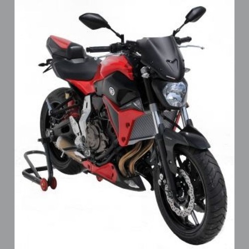 Yamaha MT07 2014 Ermax Nose Sport Screen Black (Height 27cm) Flyscreen
