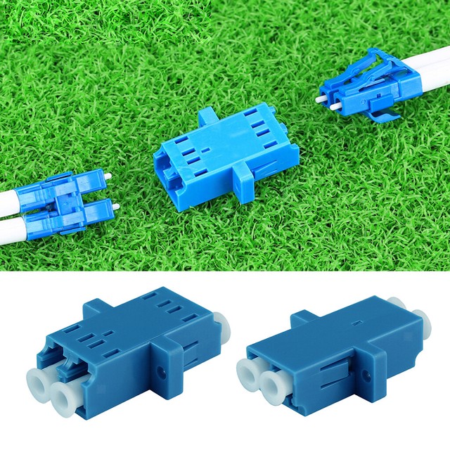 2Pack LC Duplex Singlemode Multimode Fiber Optic LC Coupler Low Insertion Loss EBay