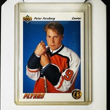 1991-92 91-92 Upper Deck UD Hockey Peter Forsberg Rookie Card Flyers 64 RC