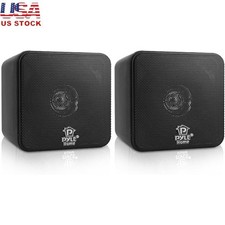 200W Mini Bookshelf Speakers Full Range Home Theater Cube Speakers Audio Output