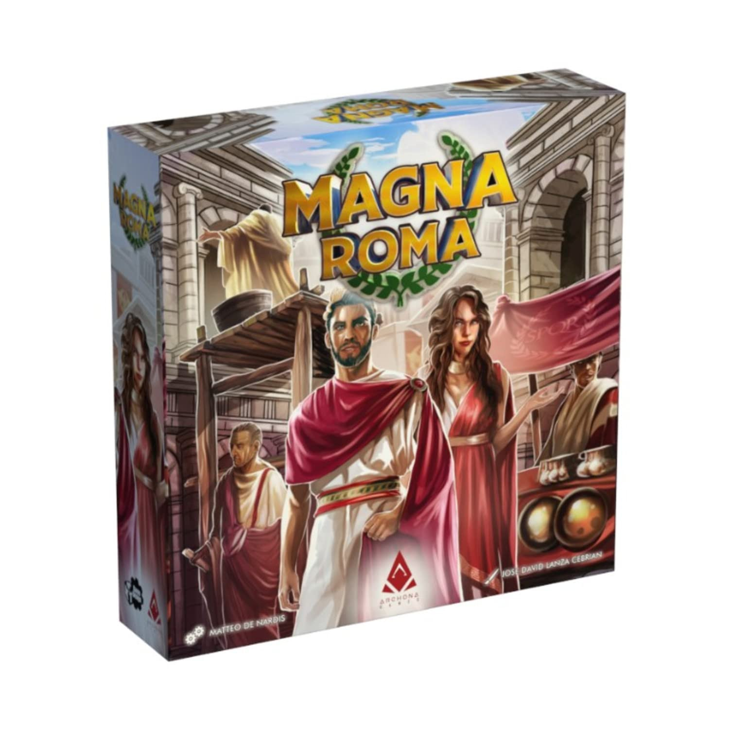 Magna Roma: Стандартные игры Archona, Настольная игра с расстановкой плиток, Городское строительство,