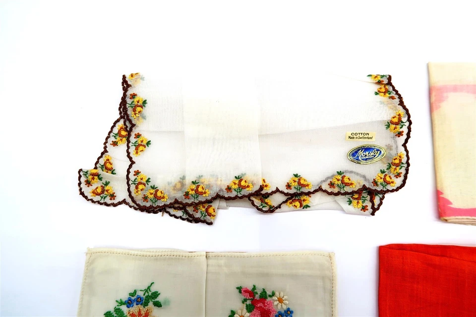 16 pañuelos vintage pañuelos Madeira, opaleno, morsly, celebridades, hombre, etc. Foto 2 de 4