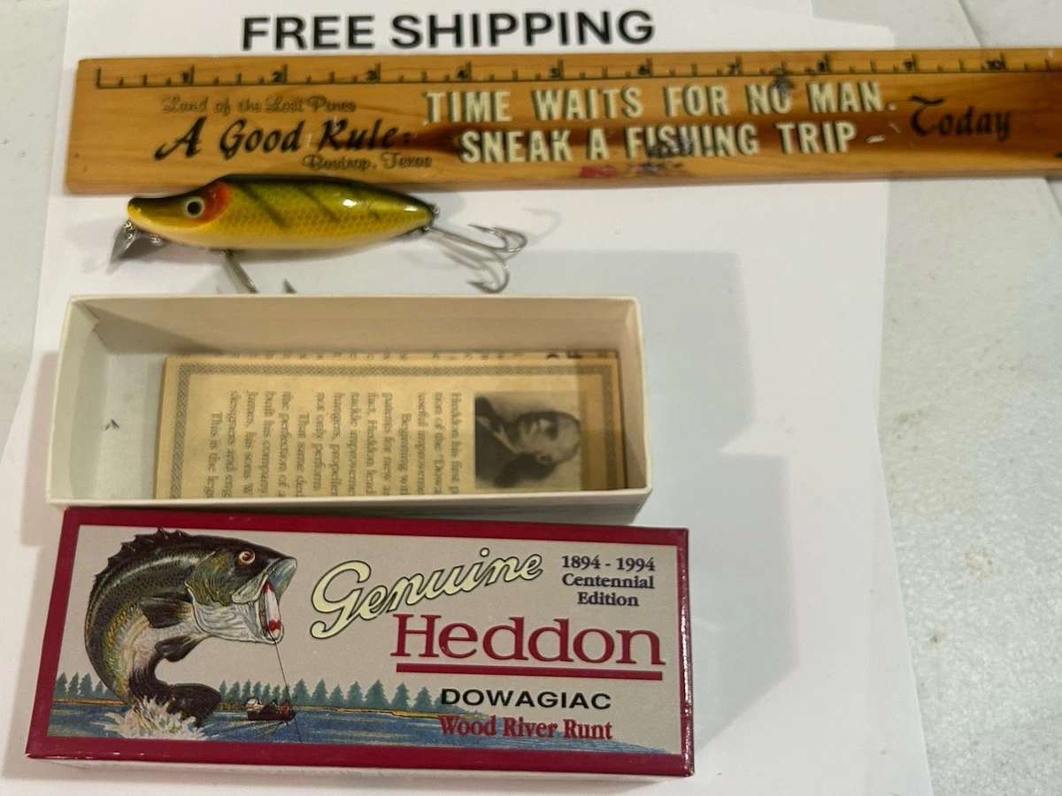 Heddon Wooden Vintage Fishing Lures with Original Box for sale | eBay