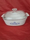 Vintage Corning Ware Blue Cornflower 2 QT Casserole A2B with Pyrex Lid A9c