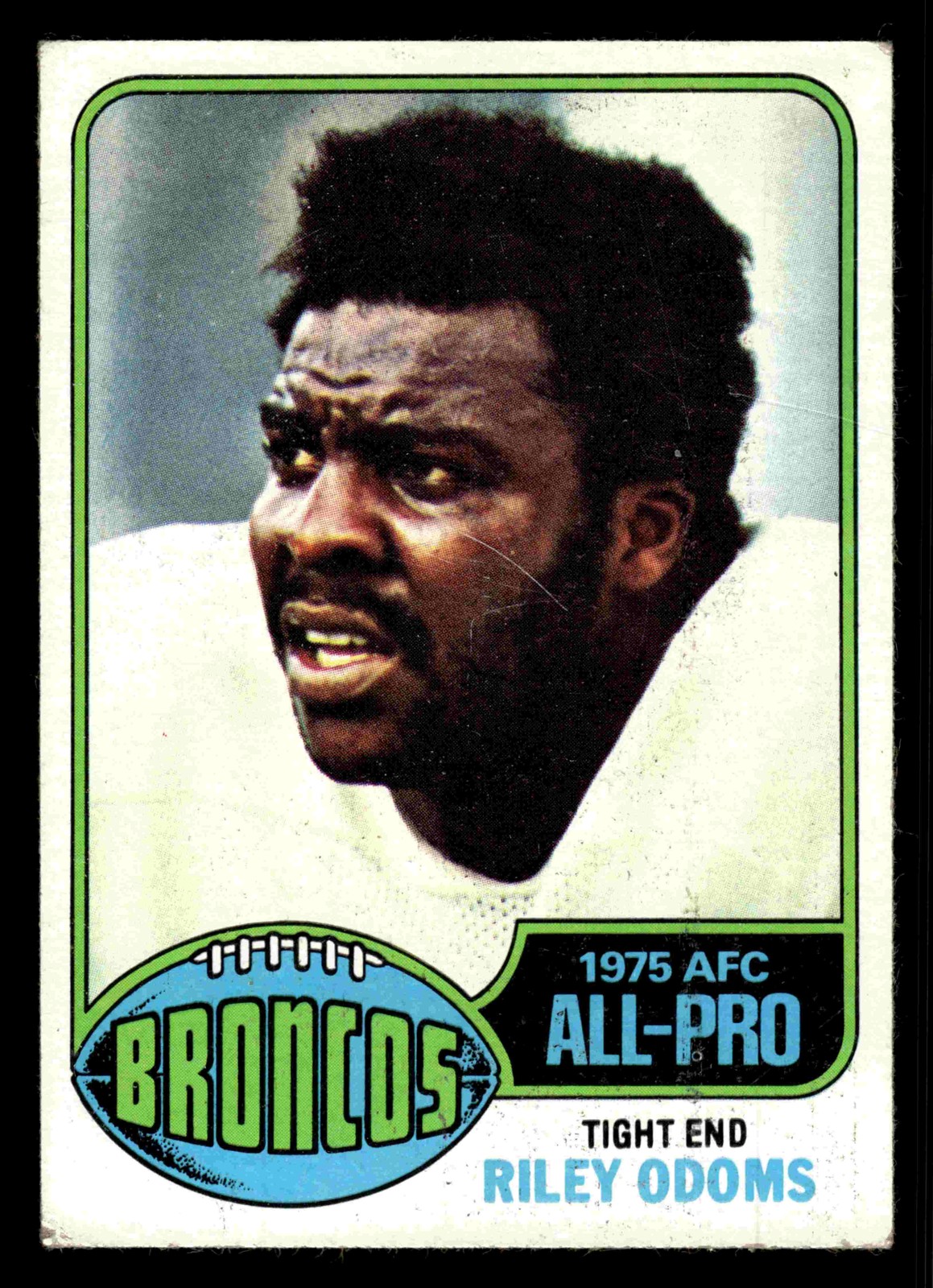 1976 Topps Riley Odoms #320 - Denver Broncos