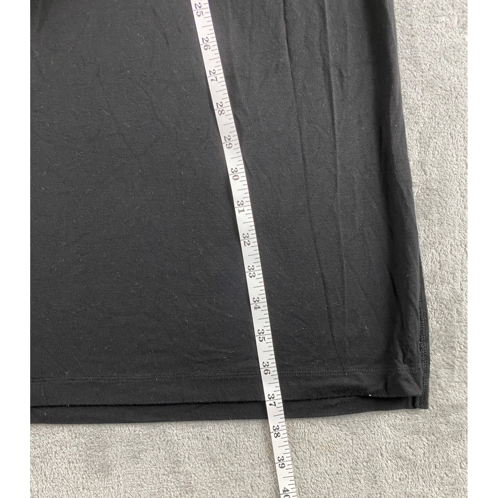 Basic Editions Black Maxi Skirt Drawstring Waist … - image 9