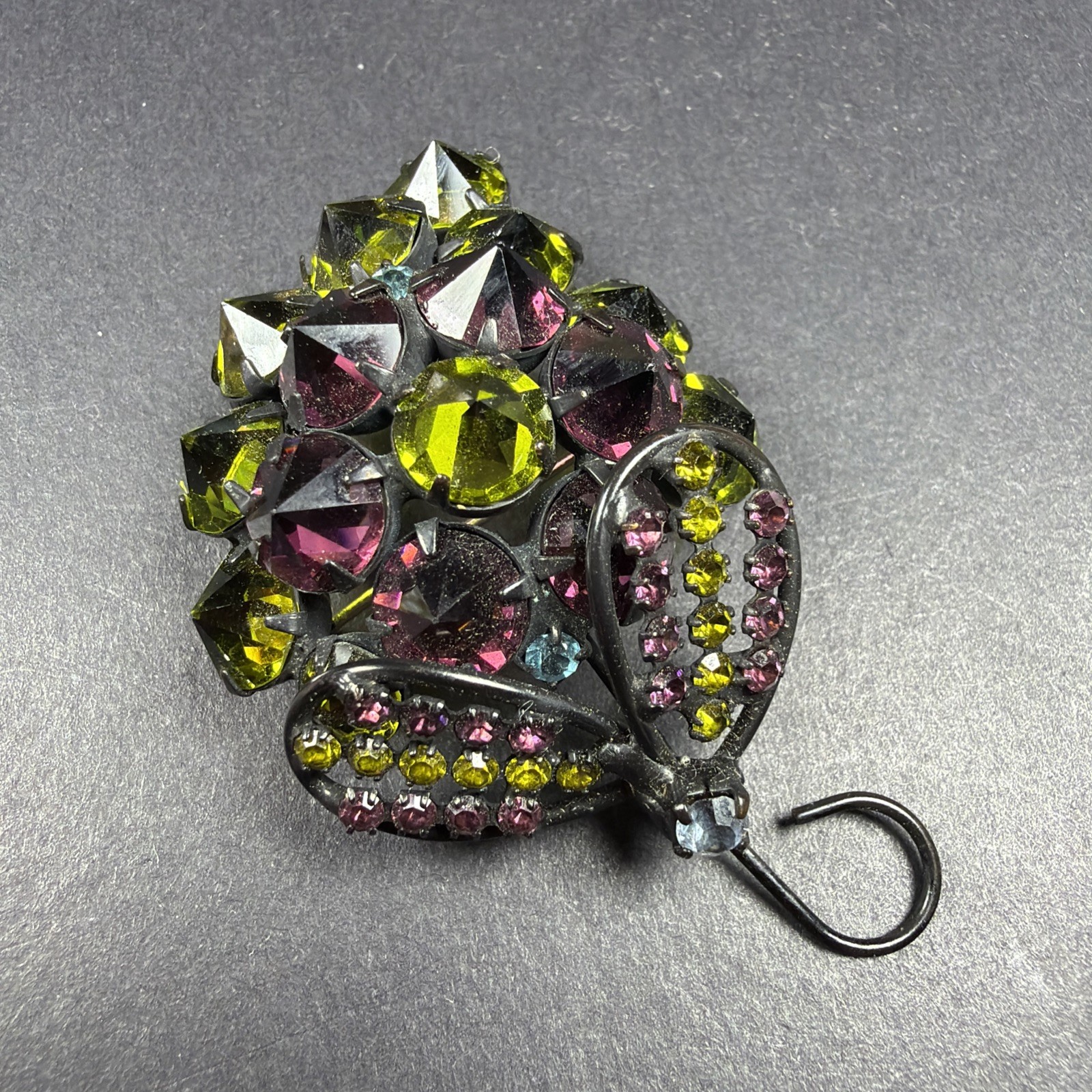 Unsigned Kramer? Schreiner? Reverse Set Rhineston… - image 1