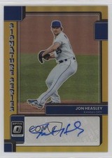 2022 Panini Donruss Optic Signature Series Gold Prizm 7/10 Jon Heasley Auto nd3