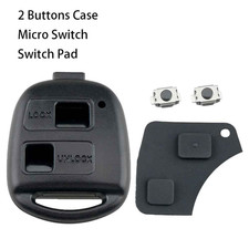 2 Button Remote Key Fob Case Shell For Toyota Yaris Corolla For RAV4 Prado Echo