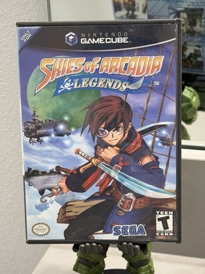 Skies of Arcadia Legends (Nintendo GameCube, 2003) Case & Disc TESTED