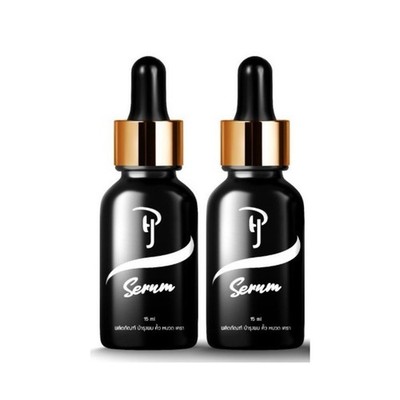 2x PJ Serum Hair Tonic Growth Stimulate Anti-Hair Loss Mustache Eyebrows 15 ml