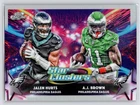 2025 Topps Cosmic Chrome A.J. Brown/Jalen Hurts Base (RAW)
