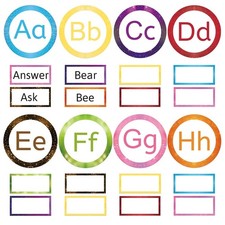 Word Wall Bulletin Board Set Alphabet Classroom Decoration 128 Pcs