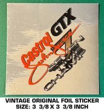 JOHN FORCE SEVEN TIME CHAMPION CASTROL - VINTAGE ORIGINAL  DECAL STICKER - NHRA