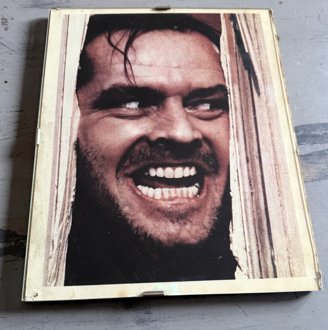 Jack Nicholson - The Shining - Quadretto Decorativo Cult Horror