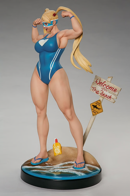 Sideshow 1/4 Scale Street Fighter R. Mika Season Pass Swimsuit